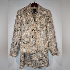 Focus 2000 Tweed Skirt Suit